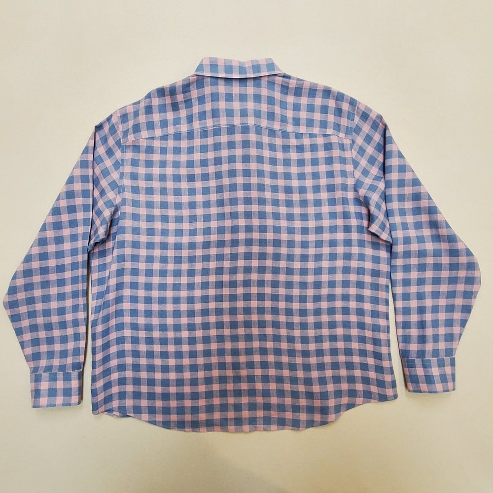 Untuckit Linen Wrinkle Resistant Button Down Xxxl - image 3